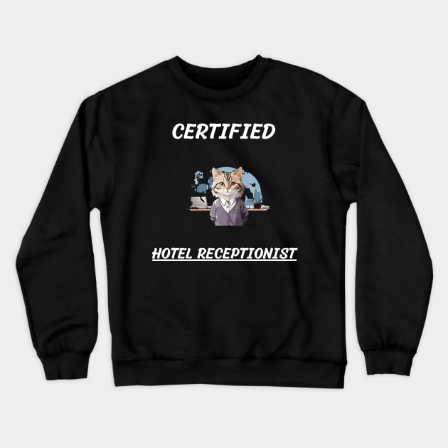 hotel receptionist Crewneck Sweatshirt by vaporgraphic